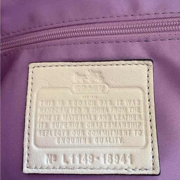 Limited Edition Coach Madison Lindsey python embossed handbag. Authentic - Picture 5 of 6